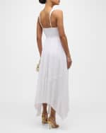 Image 4 of 6: Ramy Brook August Pleated Handkerchief Dress