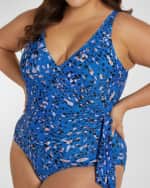 Image 3 of 4: Artesands Plus Size Jaqua Hayes One-Piece Swimsuit