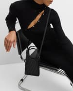 Image 2 of 6: Coperni Swipe Micro Crystal Tote Crossbody Bag