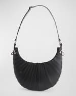 Image 1 of 6: Coperni Pleated Patent Crossbody Bag