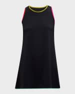 Image 1 of 6: Karla Colletto Remi Round-Neck Mini Dress