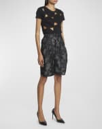 Image 4 of 5: Koche Cut-Out Crewneck T-Shirt