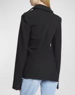 Image 5 of 6: Jacquemus Pablo Asymmetric Collared Shirt