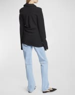 Image 4 of 6: Jacquemus Pablo Asymmetric Collared Shirt