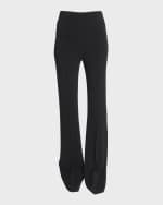 Image 1 of 6: Jacquemus Apollo Pintuck Flare Pants
