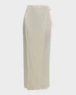 Image 2 of 6: LE17SEPTEMBRE Pleated Maxi Wrap Skirt