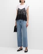 Image 5 of 6: AGOLDE Harper Wide-Leg Crop Jeans