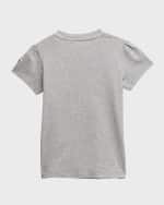 Image 4 of 4: Moncler Girl's Ballet Bear Graphic Short-Sleeve T-Shirt, Size 12M-3