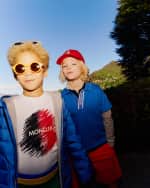 Image 3 of 4: Moncler Boy's Scribble Graphic Print Short-Sleeve T-Shirt, Size 4-6