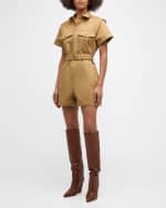 Image 2 of 6: FRAME Utility Short Jumpsuit