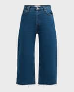 Image 2 of 6: FRAME High-Rise Easy Capri Jeans