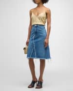 Image 5 of 6: FRAME Silk Cami Top