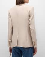 Image 5 of 6: FRAME Single-Breasted Blazer