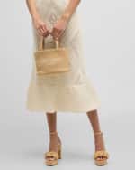 Image 2 of 6: Jimmy Choo Mini Logo London East-West Beach Tote Bag