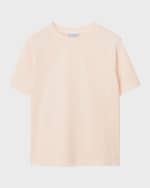 Image 1 of 4: Burberry Girl's Cedar Embroidered EKD Short-Sleeve T-Shirt, Size 3-14