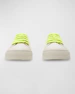 Image 4 of 4: Burberry Kid's Mini Jack Check Low-Top Sneakers, Toddlers/Kids