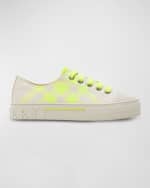Image 1 of 4: Burberry Kid's Mini Jack Check Low-Top Sneakers, Toddlers/Kids