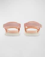 Image 3 of 6: Burberry Girl's Jamie Check Dual-Grip Sandals, Toddler/Kids