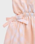 Image 3 of 3: Burberry Girl's Candra Bias Check Cutout Dress, Size 12M-2