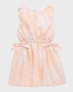 Image 1 of 3: Burberry Girl's Candra Bias Check Cutout Dress, Size 12M-2
