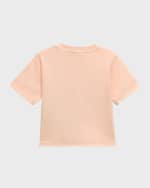 Image 2 of 3: Burberry Girl's Cedar Embroidered EKD Short-Sleeve T-Shirt, Size 6M-2