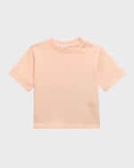 Image 1 of 3: Burberry Girl's Cedar Embroidered EKD Short-Sleeve T-Shirt, Size 6M-2