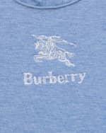 Image 3 of 3: Burberry Girl's Rhonda EKD Short-Sleeve Jersey Dress, Size 6M-2
