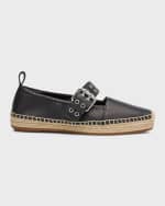 Image 1 of 5: Rag & Bone Anteros Leather Mary Jane Espadrilles