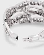 Image 3 of 5: Messika Move 18K White Gold Diamond XL Cuff Bracelet