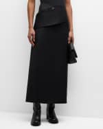 Image 1 of 5: Wynn Hamlyn Harry Waist-Wrap Maxi Skirt