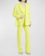 Image 7 of 7: Versace Informal Grain De Poudre Wool Jacket