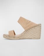 Image 3 of 5: Vince Greta Suede Wedge Espadrille Sandals