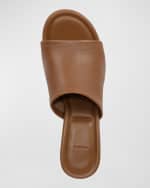 Image 4 of 4: Vince Joan Glove Leather Slide Sandals