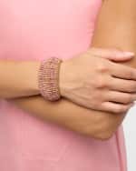 Image 2 of 5: Gas Bijoux Izzia Manch Bracelet, Pink