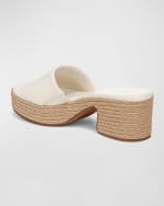 Image 2 of 4: Vince Margo Leather Platform Espadrille Sandals