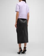 Image 3 of 7: AS by DF Nico Recycled Leather Jacket