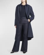 Image 2 of 6: Loro Piana Yudaki Denim Overcoat