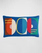 Image 1 of 3: Jonathan Adler Monterey Circles Pillow, 20" x 12"