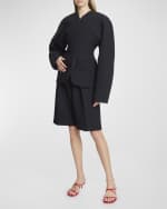 Image 7 of 7: Jacquemus La Veste Ovalo Tailored Overcoat