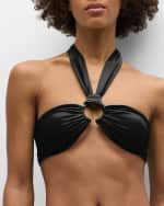 Image 4 of 6: Ramy Brook Marie Bandeau Bikini Top