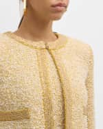 Image 6 of 7: St. John Eyelash Sequin Tweed Jacket