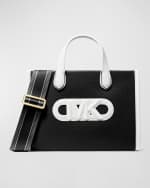 Image 1 of 3: MICHAEL Michael Kors Gigi Small Leather Messenger Bag