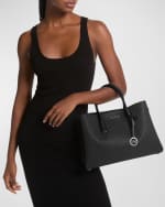 Image 2 of 2: MICHAEL Michael Kors Ruthie Large Monogram Satchel Bag