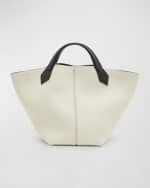 Image 1 of 6: Proenza Schouler PS1 Large Leather Tote Bag