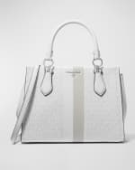 Image 1 of 2: MICHAEL Michael Kors Marilyn Medium Monogram Satchel Bag