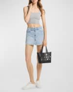 Image 2 of 3: MICHAEL Michael Kors Eliza XS Logo Cutout Tote Bag