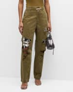 Image 2 of 6: DARKPARK Riri Shredded Paper Bag Pants