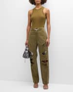 Image 5 of 6: DARKPARK Riri Shredded Paper Bag Pants