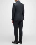 Image 5 of 6: BOSS Men's Cotton-Wool Three-Piece Suit