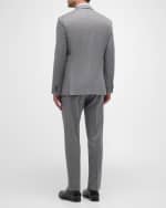 Image 5 of 6: BOSS Men's Cotton-Wool Two-Button Suit